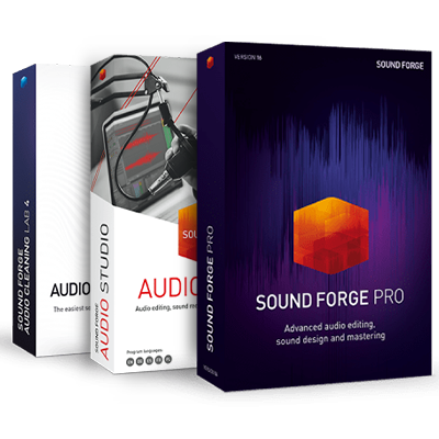 SOUND FORGE Audio Studio & Pro SOUND FORGE Audio Studio & Pro